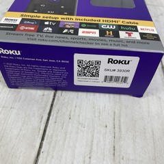 Roku Express 3930R (3930X) HD Media Streamer w/ Remote In Box