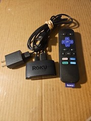 Roku Express 3930X HD Media Streamer Streaming Box With Remote And Cords