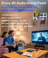 Versatile 4K Video Player with USB & SD Support – Ideal for Home & Signage Use