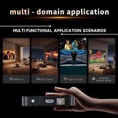 Advanced 2026 Android TV Box – 4K/8K Video, 2GB RAM, Dual-Band Wi-Fi & Bluetooth