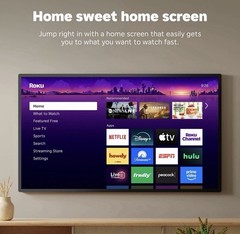 Roku Streaming Stick 4K Black 2160p HDR Dolby Vision Wi-Fi HDMI Voice Remote