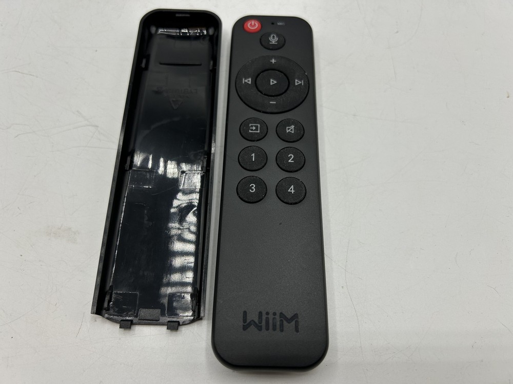 WVR001 Voice Remote for WiiM Mini and Pro Audio Streamer, Push-to-Talk 4 Presets
