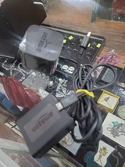 Amazon Fire TV Cube W/ 2 Remotes Ethernet All Wires Model A78V3N-nice! Works!