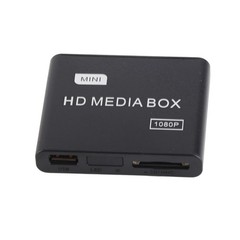 Full HD Mini Box Media Player 1080P Media Player Box Support USB MMC RMVB MP3