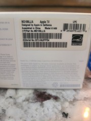 2014 Apple TV 3rd Generation HDMI 1080p Remote Included open box