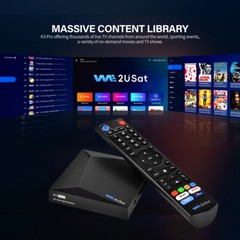 WE2USAT K3 PRO Smart TV Box | Turn Any TV Smart | 6K HDR