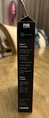 Amazon Fire TV Stick 4K MAX – Voice Remote, Power Adapter, USB Cable, HDMI Ext.