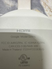 Chromecast with Google TV (4K). Model GZRNL (Device Only)