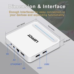Smart TV Box – 4K Streaming, Gogle Assistant Remote^