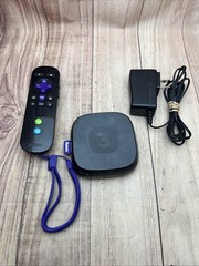 Roku 3 (4200X) Streaming Player + Voice Remote + Power Adapter – Tested, Works
