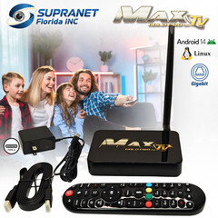 MaxTV Gold PRO25 (2025-2026 Edition) Android 14, WiFi6, Gigabit Ethernet, 4K UHD