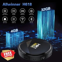 Android 12 TV Box 4GB 32GB H618 WiFi6 Bluetooth 5.0 8K Ultra HD