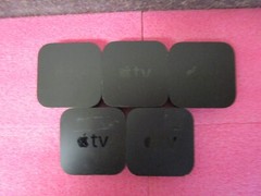 LOT OF 5 APPLE TV MODEL 2) A1378, 2) A1427, and 1) A1469 – UNITS ONLY