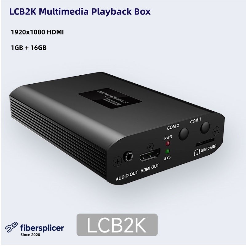 LCB2K Multimedia Playback Box 1920×1080 HDMI 1.4 Dual Mode Output Player 100MB