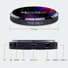 Android 11 TV Box H96 Max X4 Amlogic S905X4 4GB RAM 64GB ROM with 100M LAN