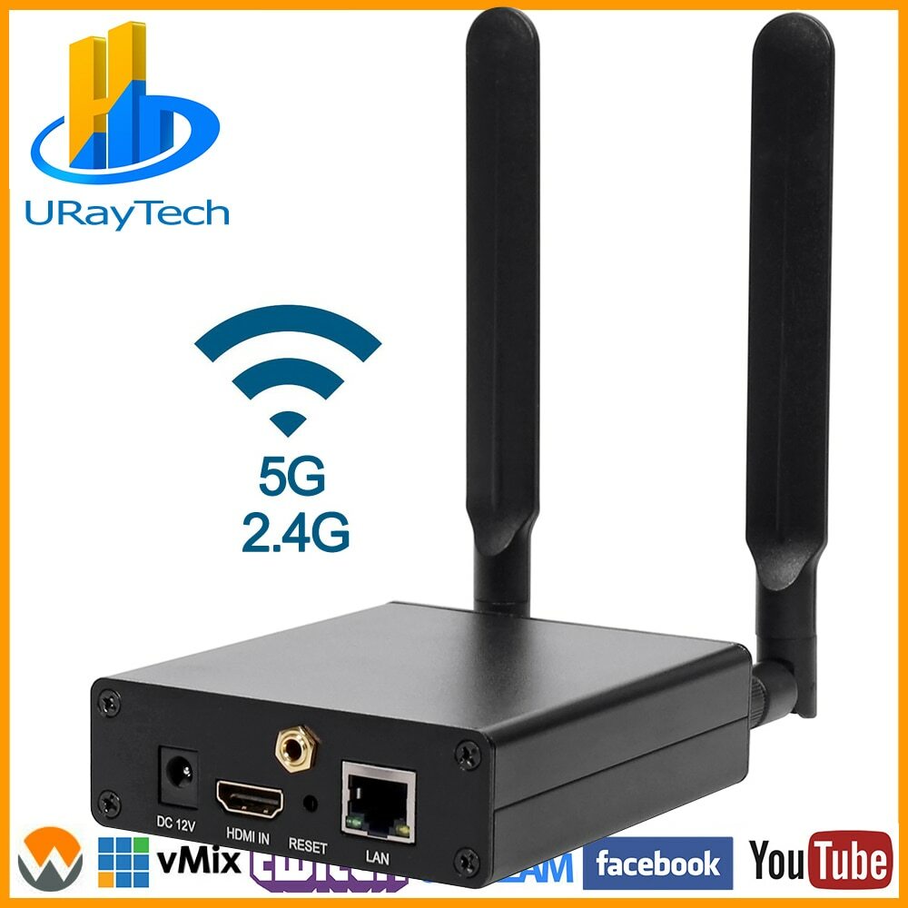 URay HEVC H.265 H.264 WiFi HDMI Video RTSP Encoder Transmitter Live Broadcast