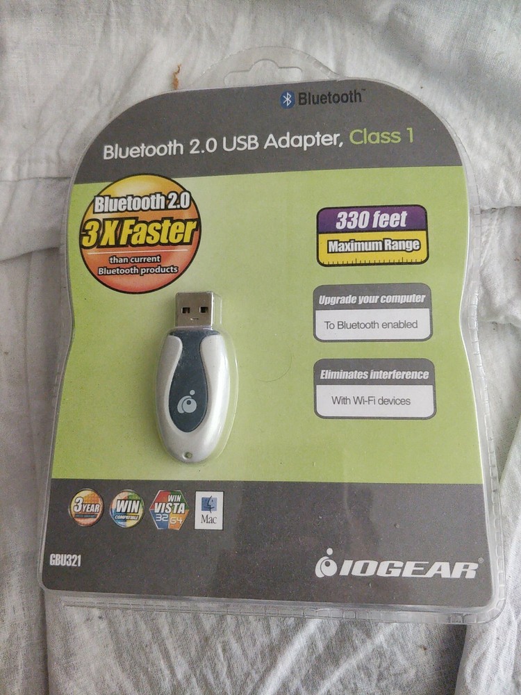 IOGEAR GBU321 Long Range Rate Bluetooth USB Adapter NIB