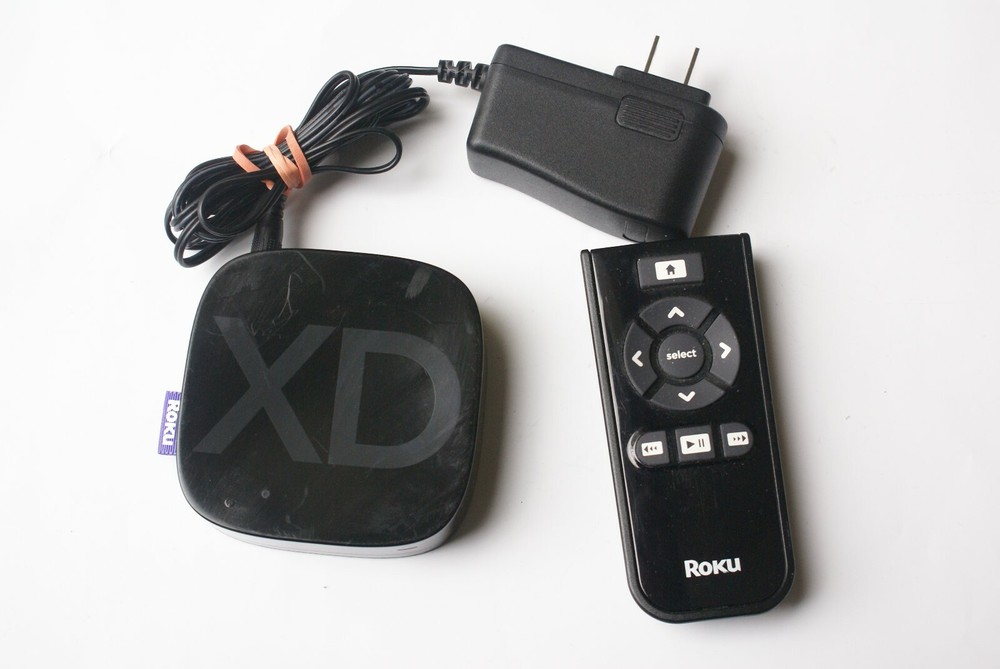 Roku 2 XD (2nd Generation) Media Streamer 3050X w/ Remote & AC Adapter – Working