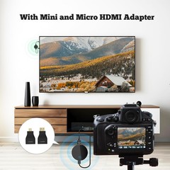 Wireless HDMI Transmitter and Receiver, Portable Mini 30M/100FT Wireless HDMI