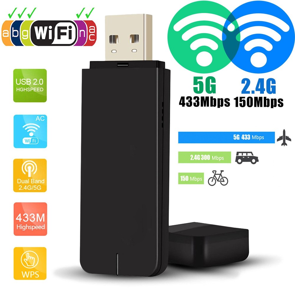600M USB WIFI ANTENNA ADAPTER Jynxbox V3-V400 Jyazbox Mag 254 Linkbox Dual Band