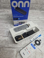 onn Full HD Streaming Device, Google TV – Fast Streaming, 8GB Storage, 1.5GB RAM