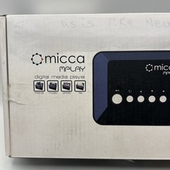 Micca MPLAY Mini Digital Media Player WITH REMOTE USB FLASH DRIVES TESTED WORKS