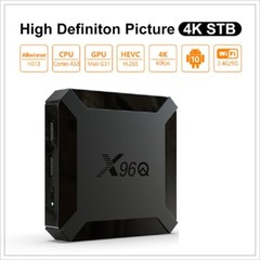 [US Plug] 2+16GB X96Q TV Box H313 Quad Core Android 10.0 4K WIFI Media Player