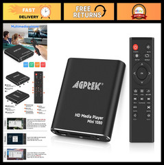 Mini 1080p Full HD HDMI Media Player – Supports MKV, RM, USB Drives & SD Cards