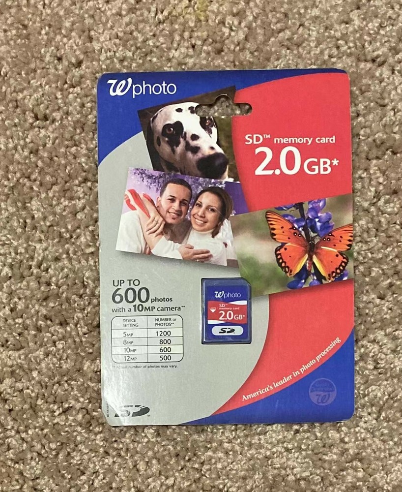 Wphoto 2GB SD Memory Card