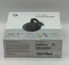 GOOGLE Chromecast 3rd Gen Streaming Media Player GA00439-US, Charcoal – NEW