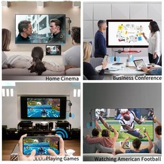 4K Wireless HDMI Display Dongle Adapter 1080P, WiFi Casting Movies, Shows Rec…