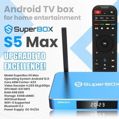 MAKE AN OFFERSuperBox S5 Max NEWLY UPDATED 6k Voice Command Remote Fast Shipping