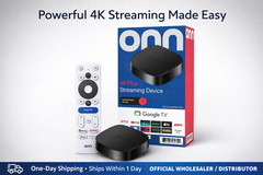 onn 4K Plus Streaming Device, Google TV – Ultra-fast Streaming, Stunning 4K UHD