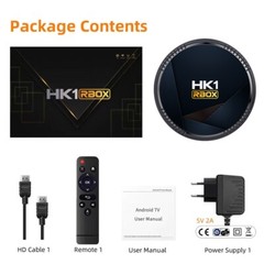 HK1 RBOX H8 Android 12.0 Smart TV Box Wifi 6 2.4g & 5g Set top box Media Player