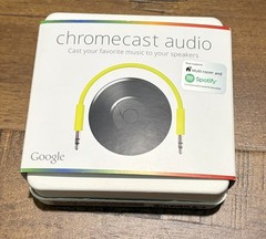 Google Chromecast Audio Media Streamer – RUX-J42 (Black)