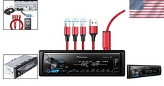 Pioneer MVH-X390BT Digital Media Receiver Bluetooth USB Car Radio + Zonoz 3-i…