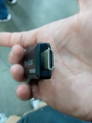 Anycast HDMI connector to TV, MIRROR ANDROID TO TV