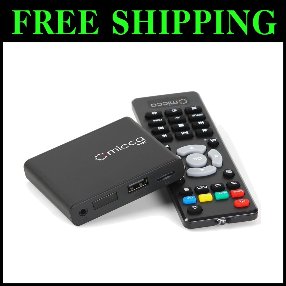 4K Digital Media Player with USB/MicroSD, HDMI Output