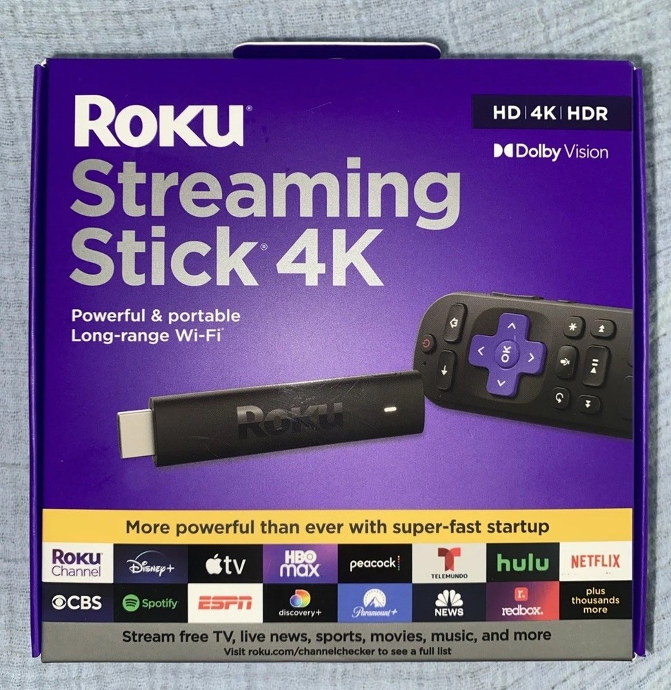 Roku Streaming Stick 4K 3820 HDR Media Streamer