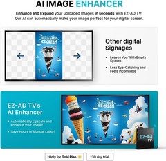 4K Digital Signage Player Kit: Cloud Control, Auto-Post, Free Plan & Templates