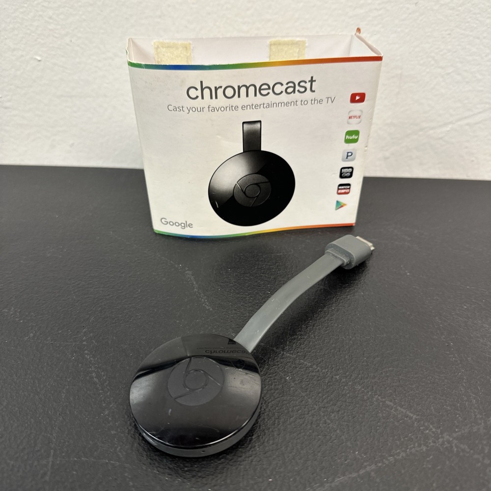 Google Chromecast NC2-6A5 2nd Generation Media Streaming Device HDMI Black