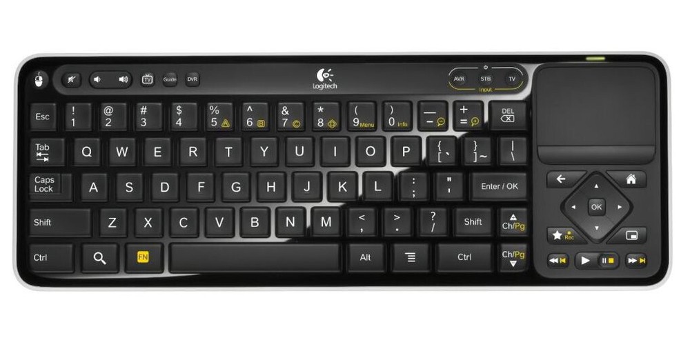 Logitech K700 Wireless Keyboard Controller – Black (NO RECEIVER) (NO COVER) (…