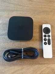 Apple TV 4K 3rd Generation WiFi + Ethernet 128GB (MN893LL/A) – Black