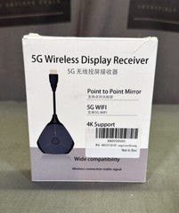 5G Wireless Display Receiver HD Stream Screen Mirroring Device iOS Android To Tv