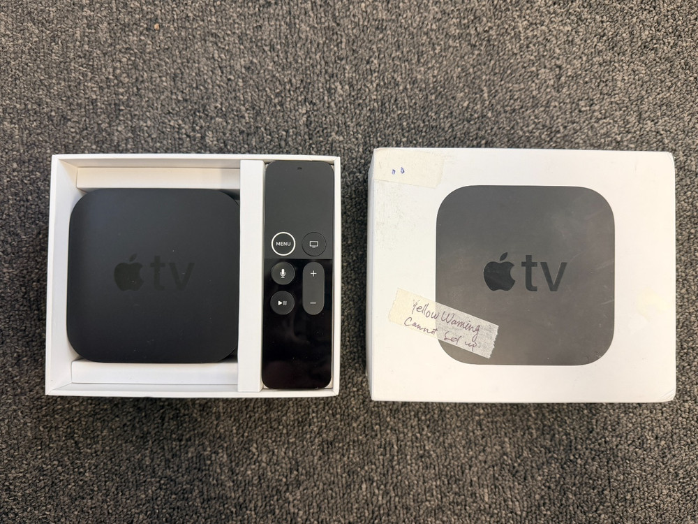 CLEAN FOR PARTS – 2015 Apple TV HD 32GB SSD Black – ISSUE READ!