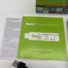 Roku Streaming Stick ~ Powerful & Portable, 6th Generation, 3800RT. Black. HDMI