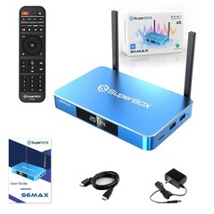 Superbox S6 max Android Smart TV Box 8k Ultra HD Voice Control System fast ship