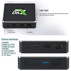 Android TV Box 4GB RAM 32GB ROM 4K HDR Dual WiFi BT 5.1 USB 3.0 Ethernet S905X4