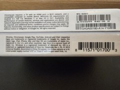 BRAND NEW Google Chromecast CORAL Digital HD Media Streamer