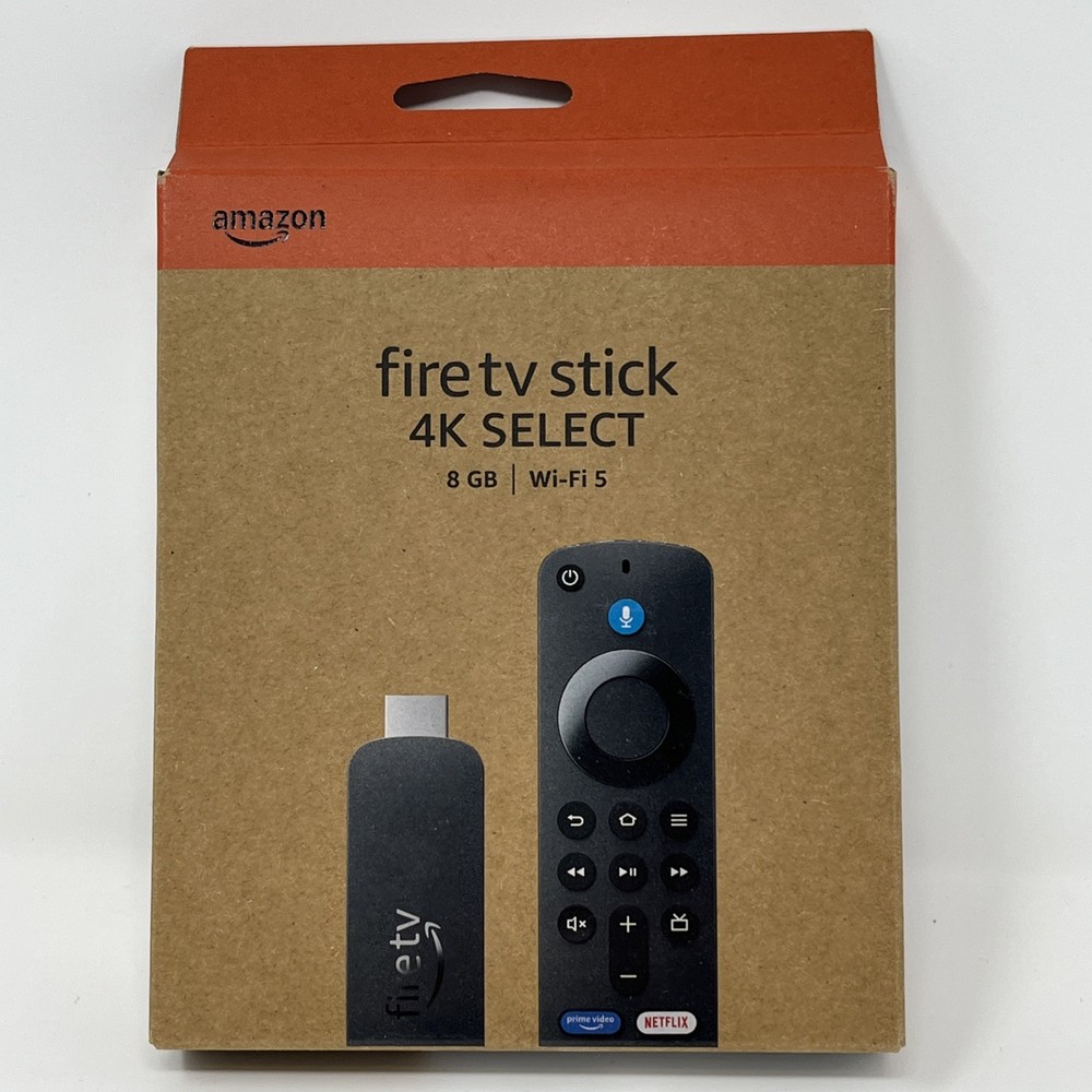 Amazon Fire TV Stick 4K SELECT UltraHD Streaming w/ Remote AI-Powered 8GB WiFi 5